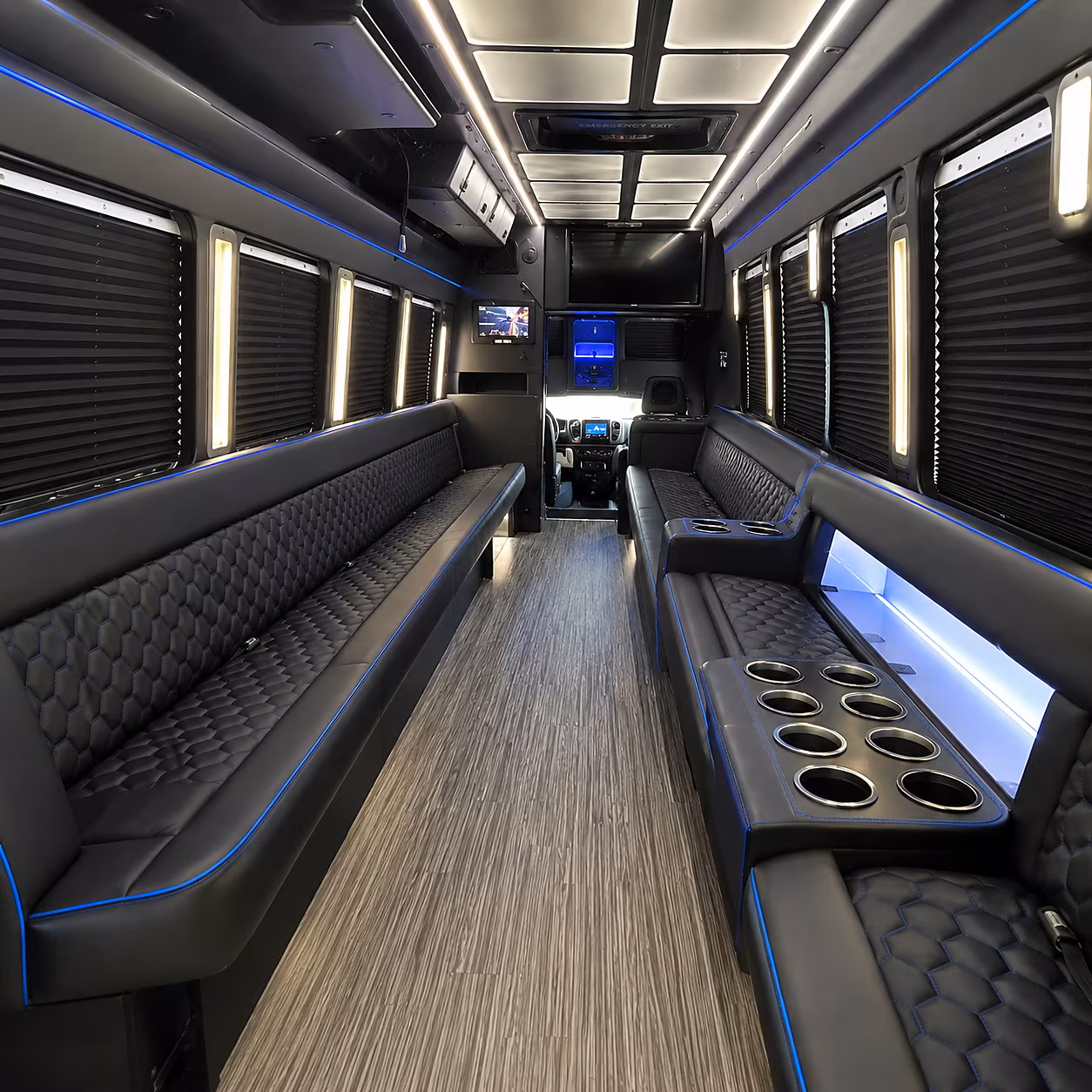 san angelo party bus rentals inside